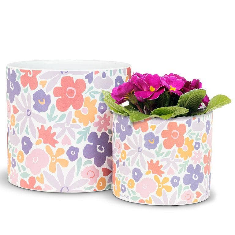 Pastel Bloom Planter: small
