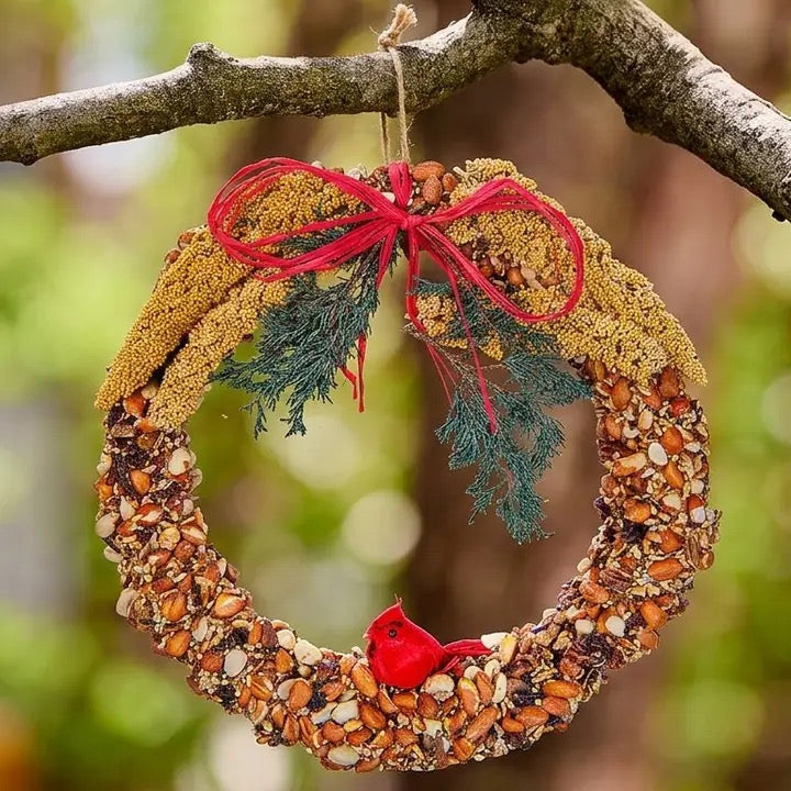 Mr. Bird Rustic Christmas Wreath
