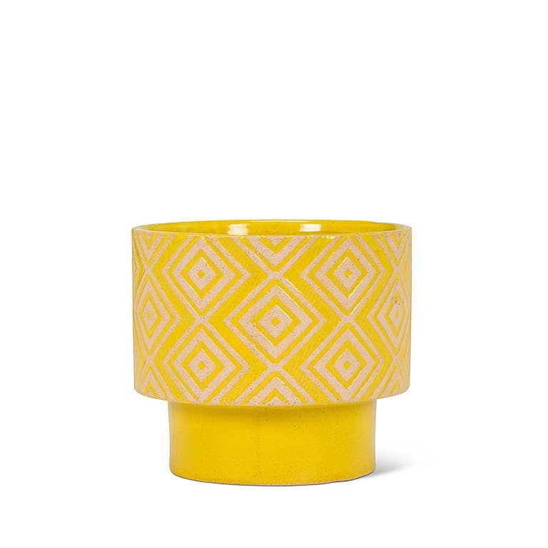 Yellow T-Shape Planter