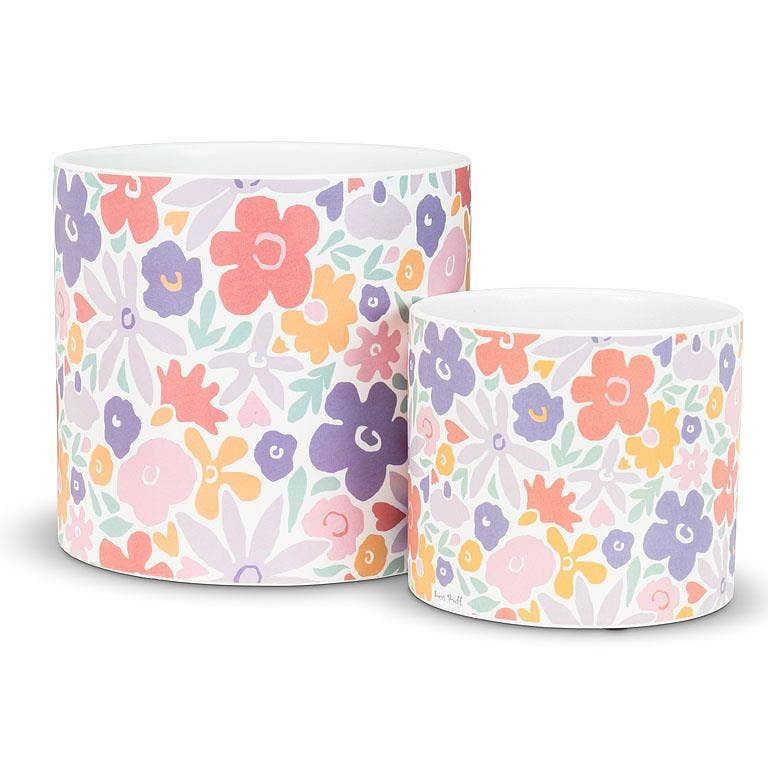 Pastel Bloom Planter: small