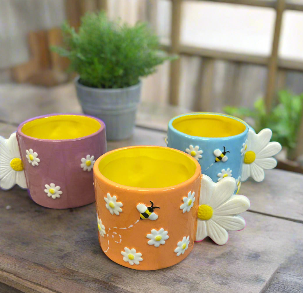 flower planter mugs