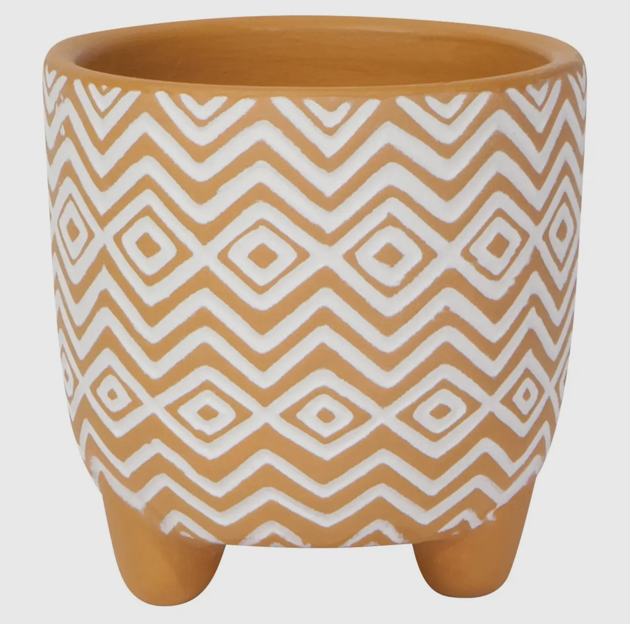 Mustard Spark Pot 6in