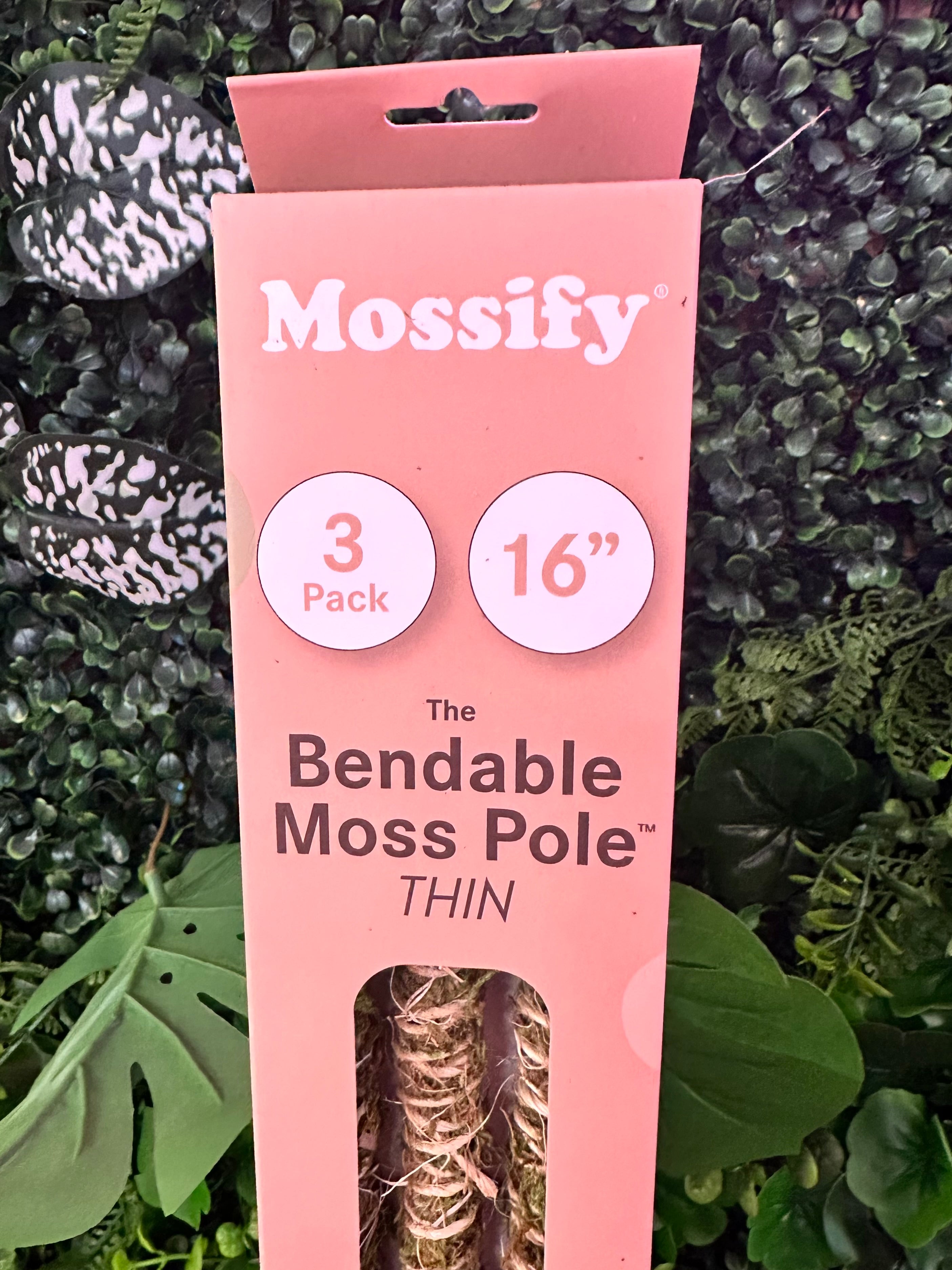 thin moss pole Moss Pole 3 Pack Bendable 16". THIN