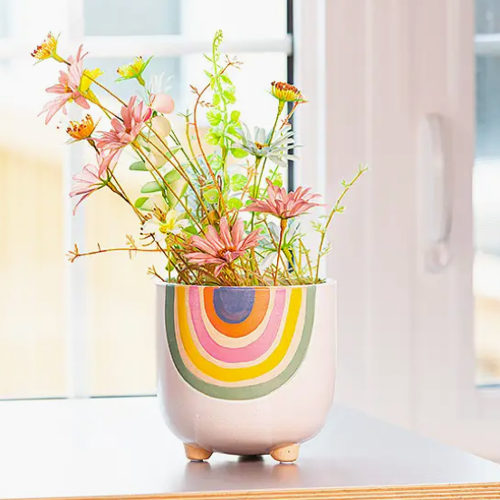 Rainbow Planter 5"