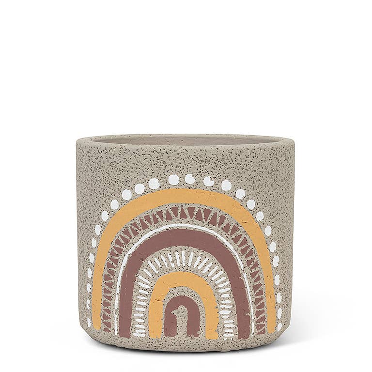 Boho Rainbow Planter: small