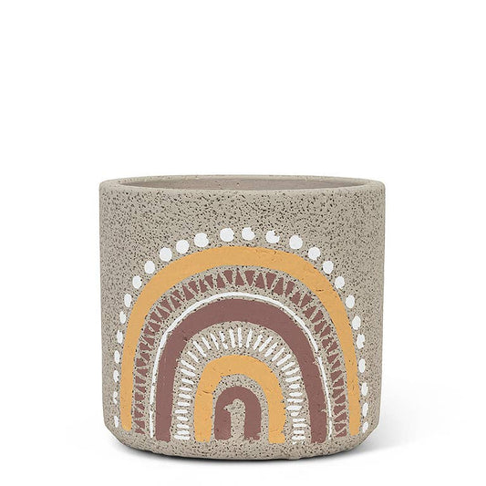 Boho Rainbow Planter: small