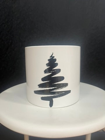 Black Christmas Tree Planter