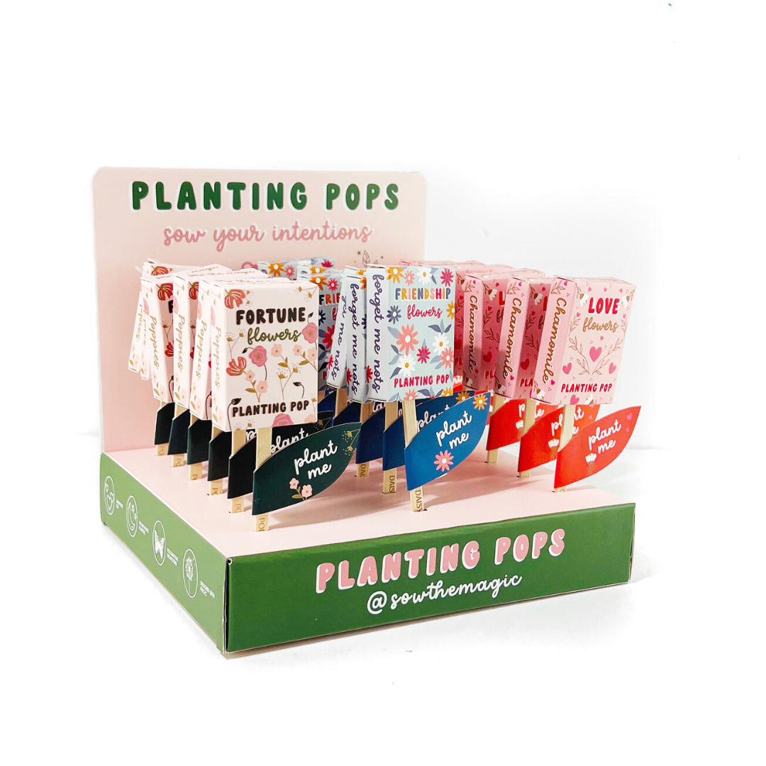 Love Flowers Garden + Gift Seed Planting Pop