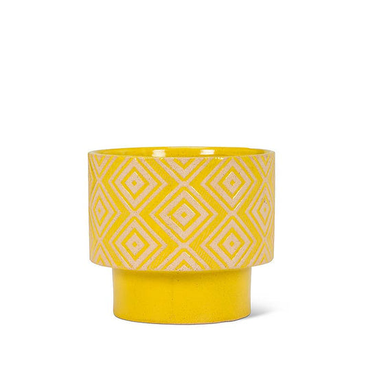 Yellow T-Shape Planter