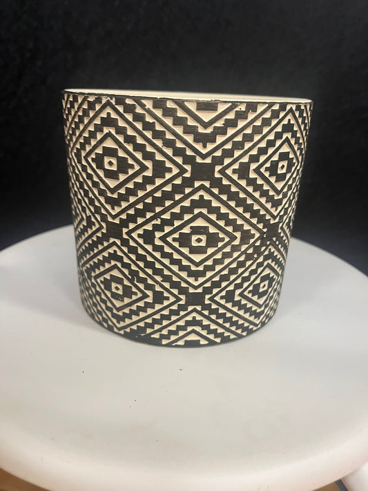 Black Aztec Planter