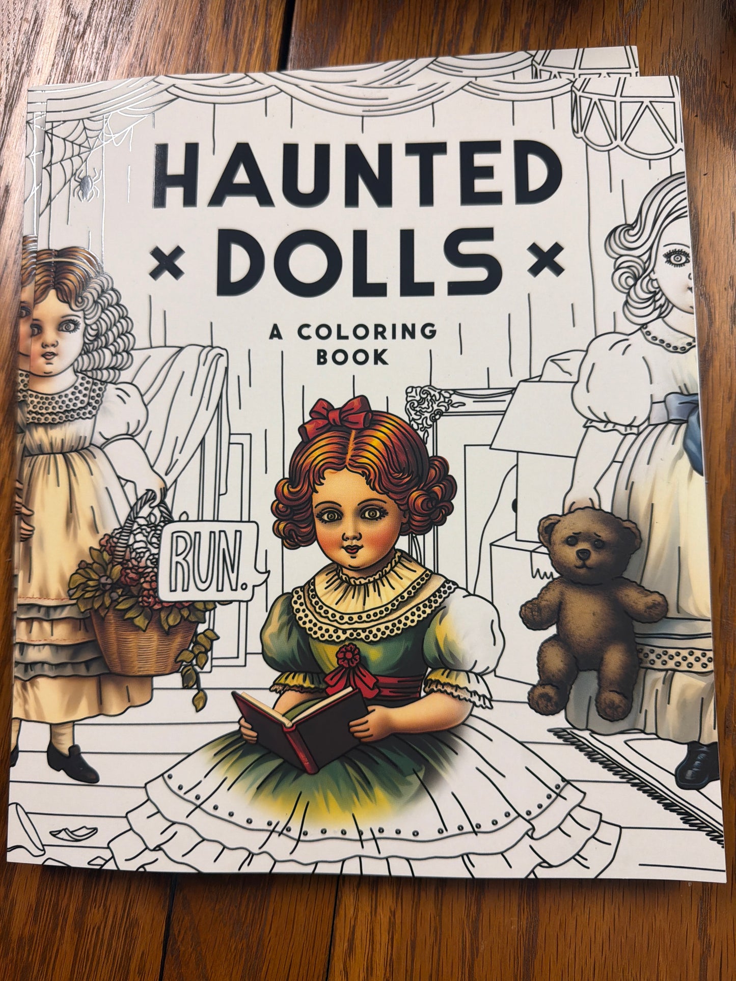 Haunted Dolls Coloring Book