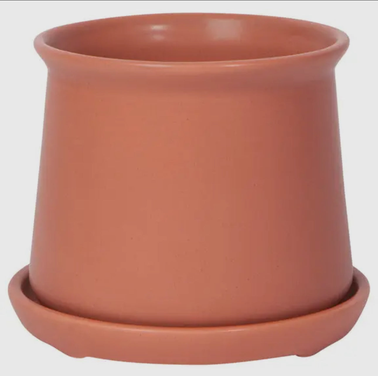 Clay Nest Pot 4in with Saucer