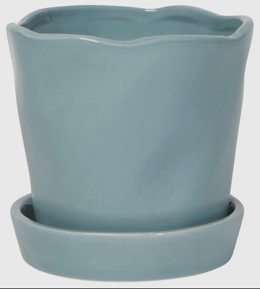 Blue Wave Pot 4.5in