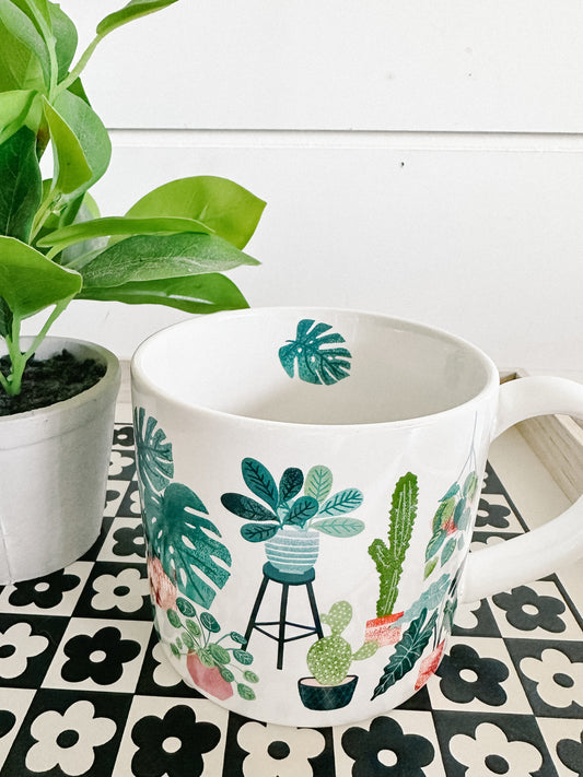 "Let it Grow" plant mug