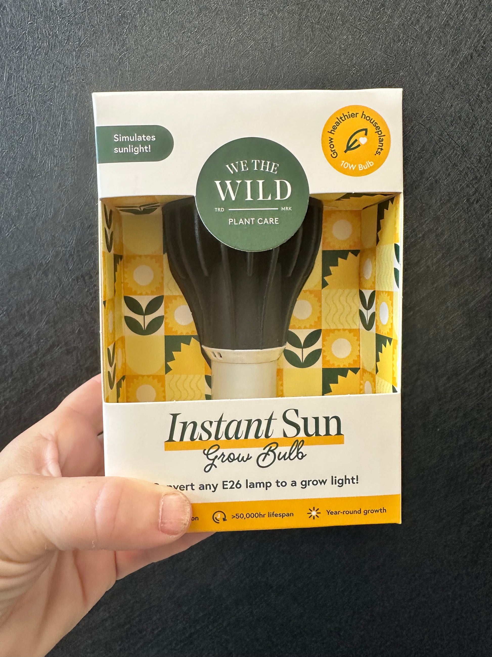 grow light bulb for lamp We the Wild Instant: Sun Grow Bulb – Blossom + Branch Houseplants