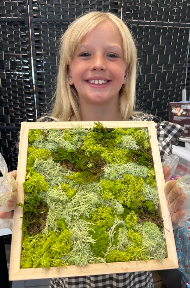 Thursday, June 25th-6pm: Preserved Moss Art Workshop with Shyla  $40