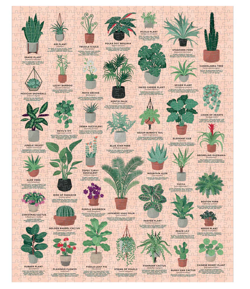 Houseplants Jigsaw 1000 pc.Puzzle