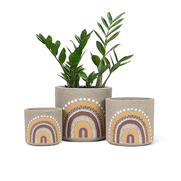 Boho Rainbow Planter: small