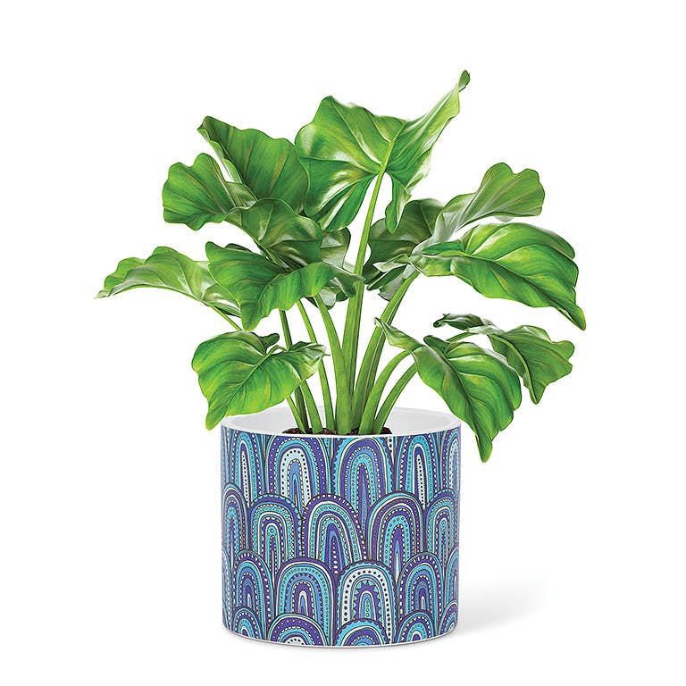 Modern Blue Planter